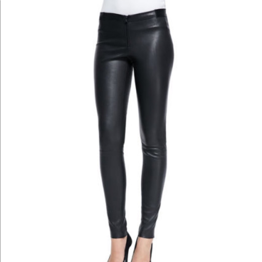 Alice + Olivia leather leggings
